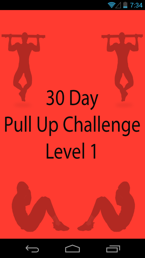 30 Day Pullup Challenge Level1截图7