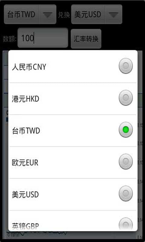 货币汇率查询截图2