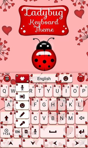 Ladybug Keyboard Theme截图1