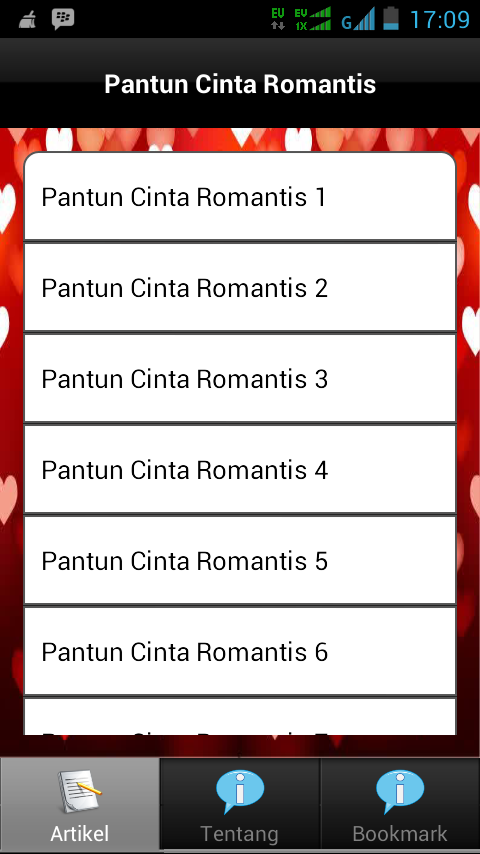 475 Pantun Cinta Romantis截图2