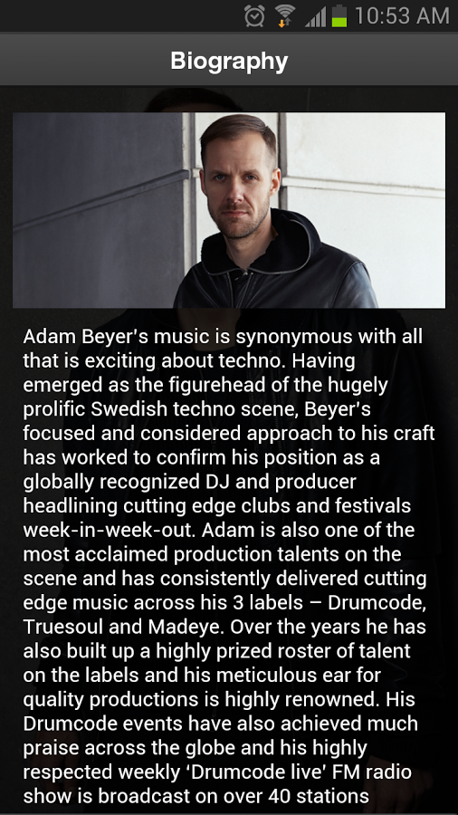 Adam Beyer截图4