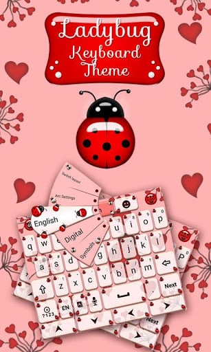 Ladybug Keyboard Theme截图3