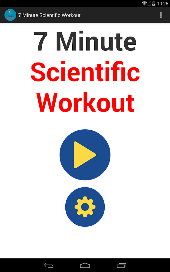 7 Minute Scientific Workout截图1