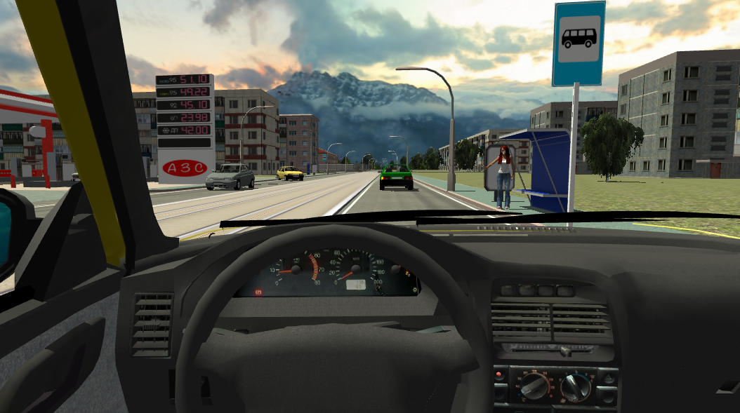 Russian Taxi Simulator 3D截图5