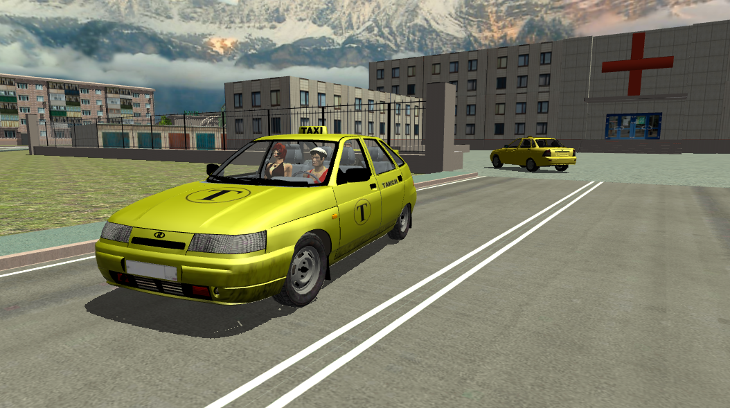 Russian Taxi Simulator 3D截图8