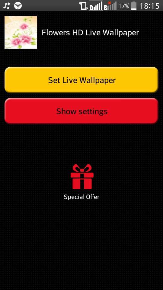Flowers HD LWP截图1