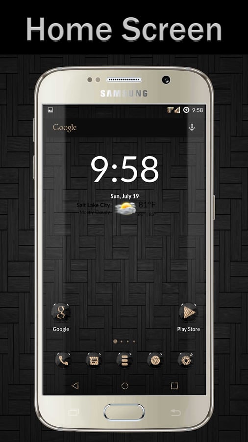 Black Gold CM12主题截图2