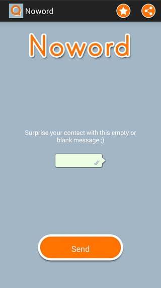 Noword. Empty or Blank Message截图4