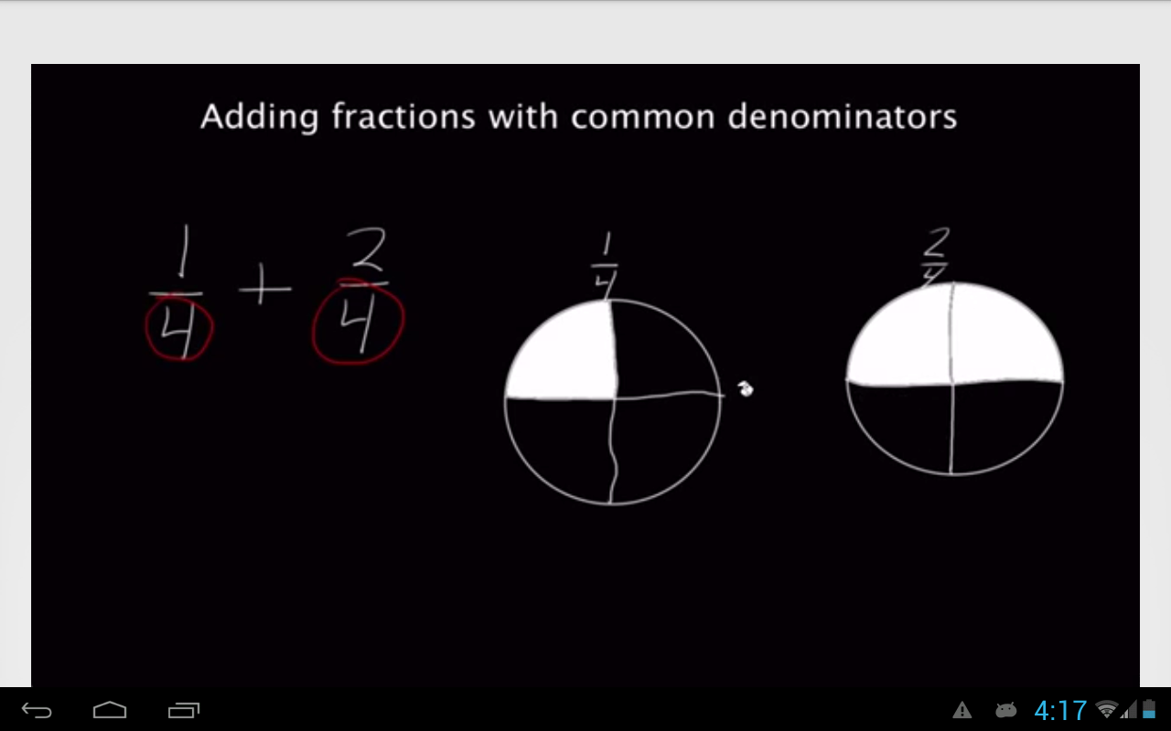 Add Fractions Like Denominator截图1