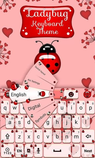 Ladybug Keyboard Theme截图7