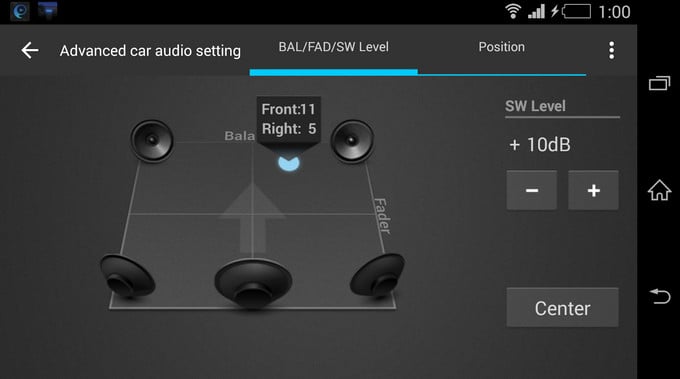 Advanced car audio setting截图2