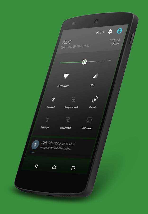 Nuclear Green CM13 Theme截图3