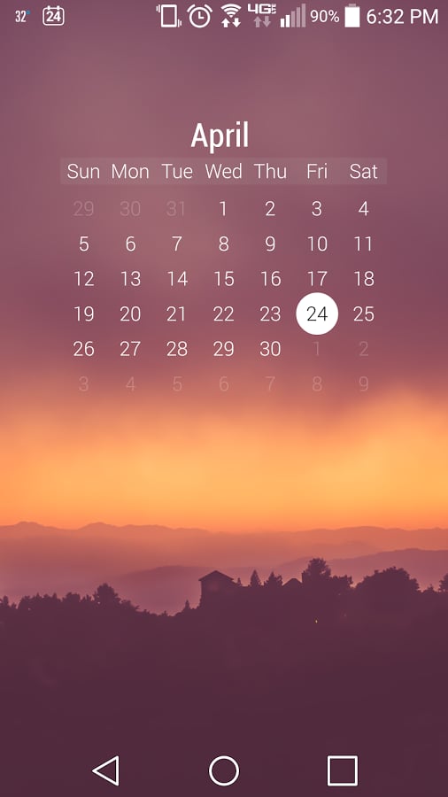 Kustom日历插件:kCalendar for Kustom截图1