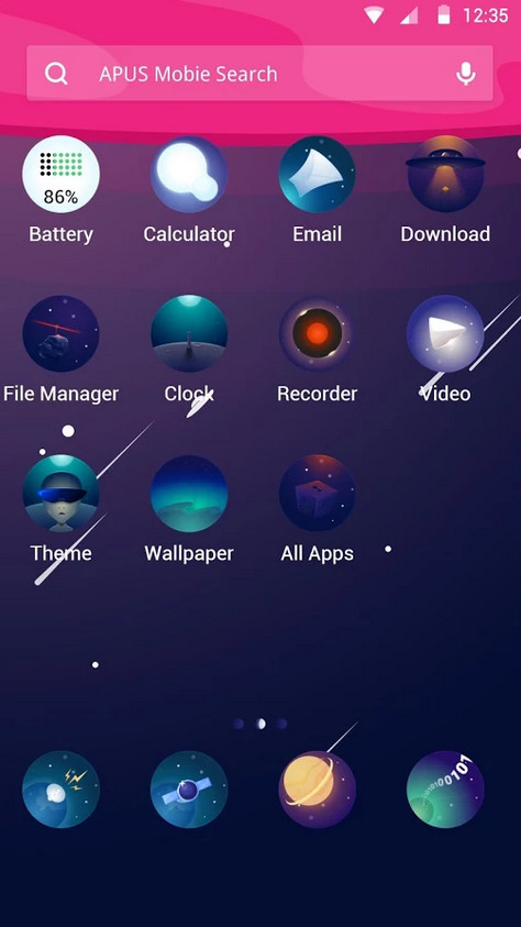 Cosmos theme for APUS截图2