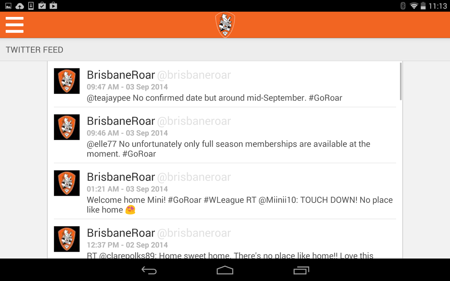 Brisbane Roar Official App截图5