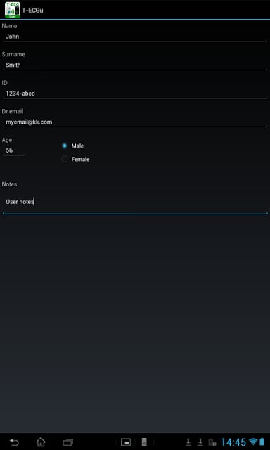 T-ECG User Telephonic ECG截图1