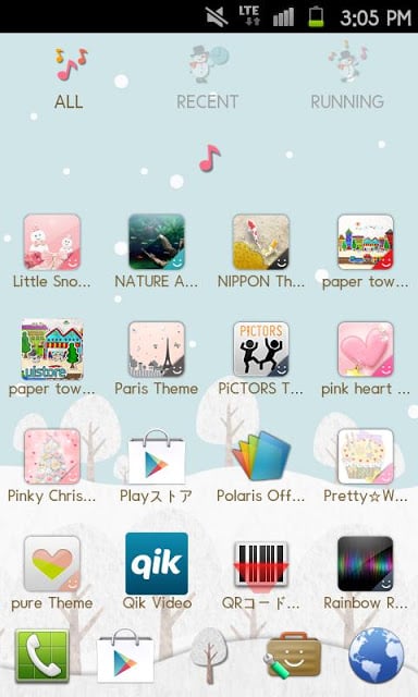 HAPPY SNOWMANS Theme截图5