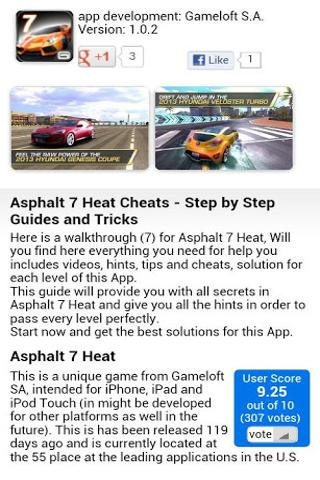 Asphalt 7 Free Fan截图4