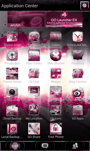 Pink Zombie GO SMS截图2