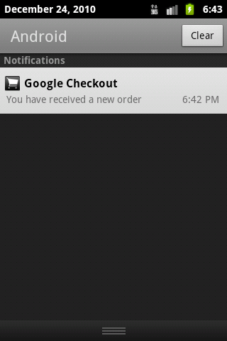 Google Checkout Notifier Trial截图1