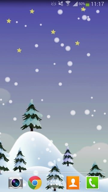 Snowfall HD Live Wallpaper截图2