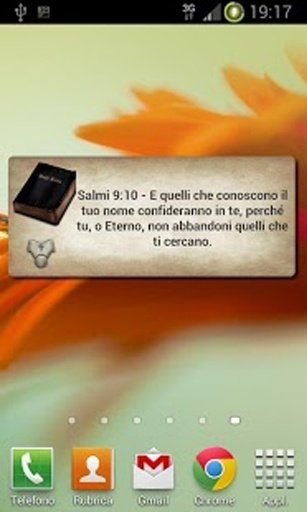 Frasi della Bibbia Widget截图1