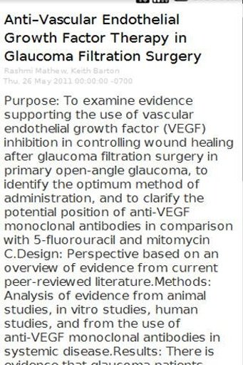 Ophthalmology Core Journals截图5