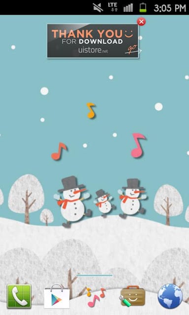 HAPPY SNOWMANS Theme截图3