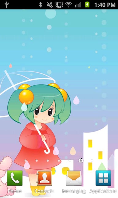 Sweet Rain Drops LWP截图5