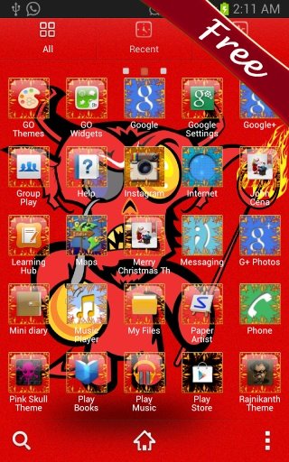 Devil God Go Launcher Ex Theme截图2