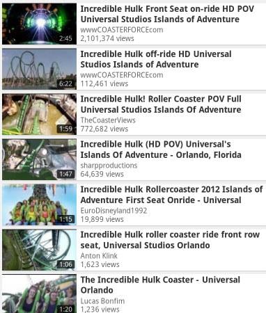 Orlando Theme Park Ride Videos截图3