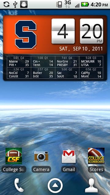 Syracuse Orange Live Clock截图4