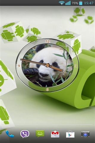 熊猫时钟小工具 Panda Clock Widget截图1