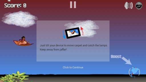 Aladdin's magic carpet game截图3