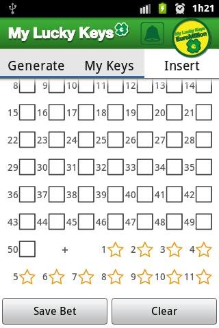 My Lucky Keys • Euromillions截图5