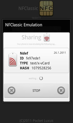 NFC Classic Tag Reader Writer截图1