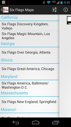 Six Flags Maps截图4