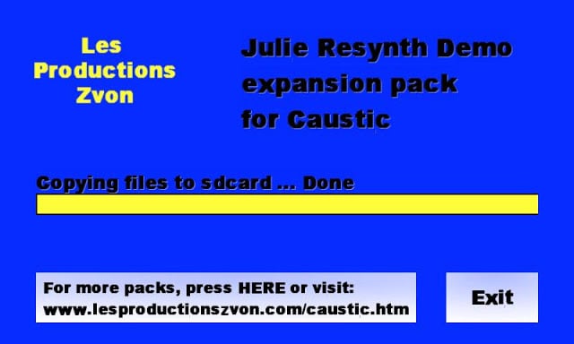 Julie Resynth demo for Caustic截图1