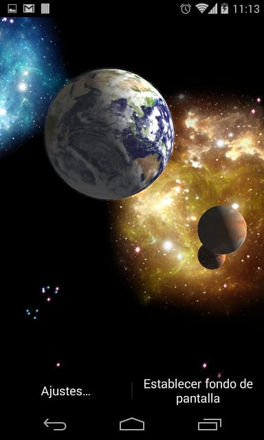 3D Space Live Wallpaper截图1