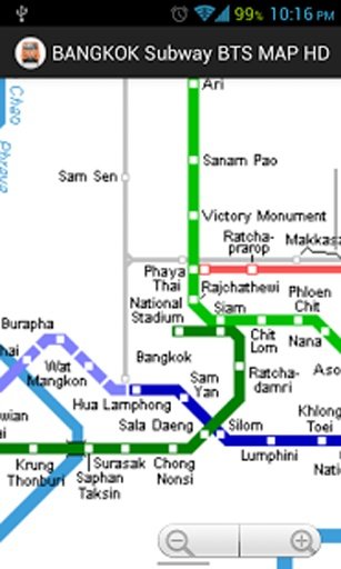 BANGKOK Subway BTS MAP HD截图8