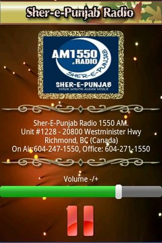 Punjabi Radio Sher-E-Punjab截图2