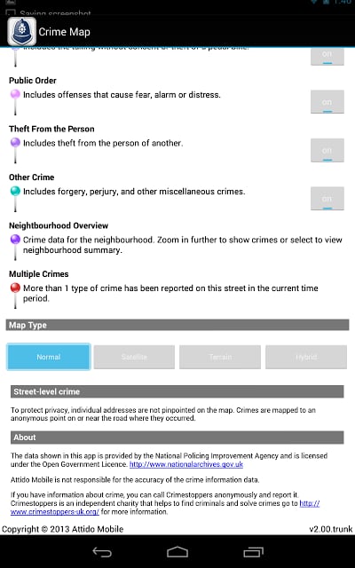 Crime Map England &amp; Wales截图4