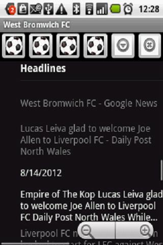 West Bromwich Albion FC News截图1