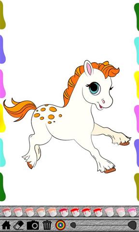 小马儿童着色 My Pony Kids Coloring截图4