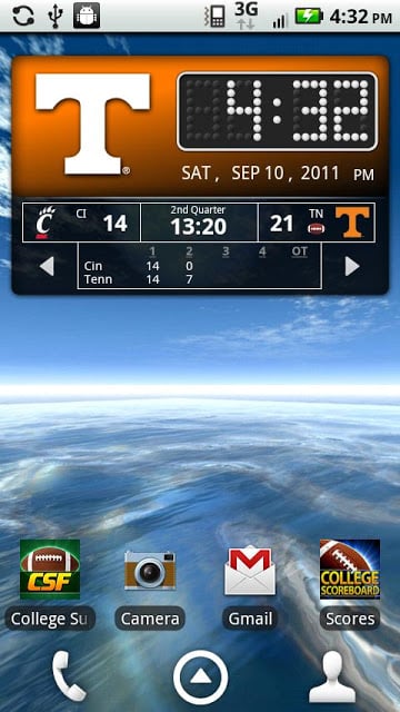 Tennessee Vols Live Clock截图10