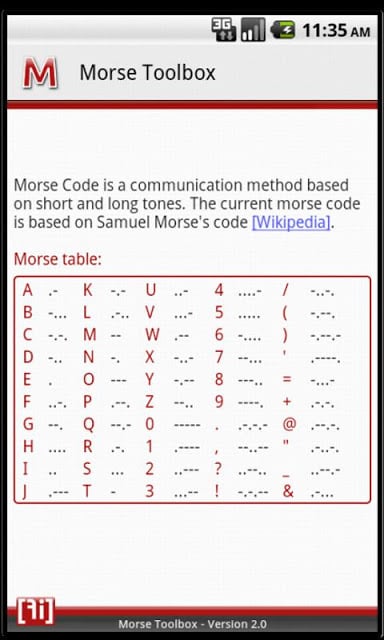 Morse Code Toolbox截图1