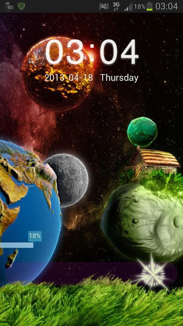 GO Locker Theme 宇宙截图5