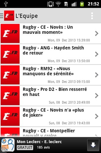 Rugby Actu截图4