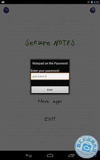 Notepad on the Password截图1