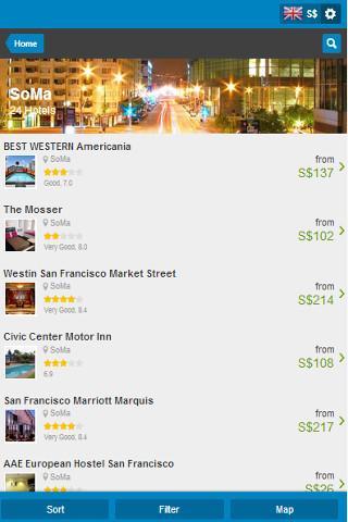 San Francisco Hotel Booking截图2